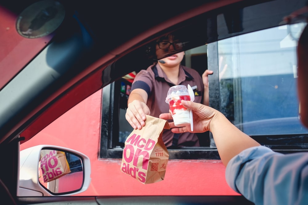 McDonald's is one business bucking the cashless trend.