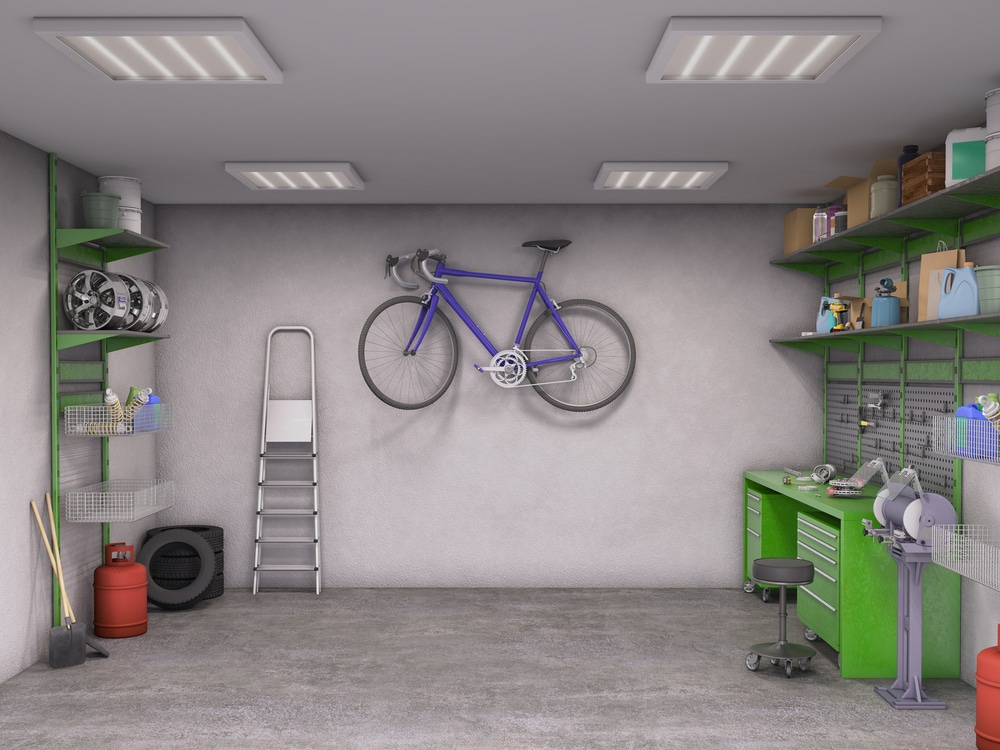 Decluttered Garage